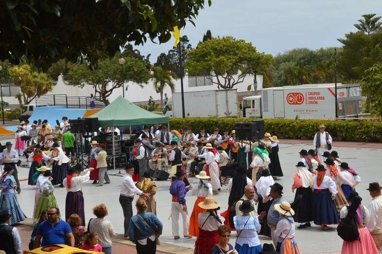 Imagen de archivo de una celebración del Día de Canarias en Telde (Foto TA)